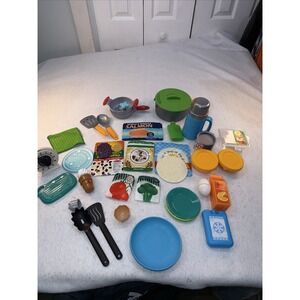 Mixed Lot Various Brands Kids Pretend Play Kitchen Food Toys. Over 35 Pieces